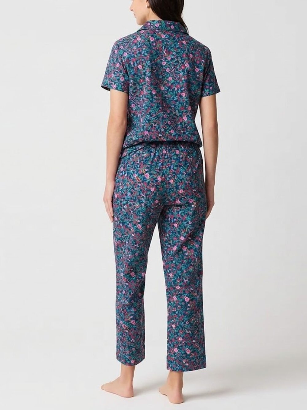 J. Crew Printed Woven Pajama Set NWT - Picture 2 of 11